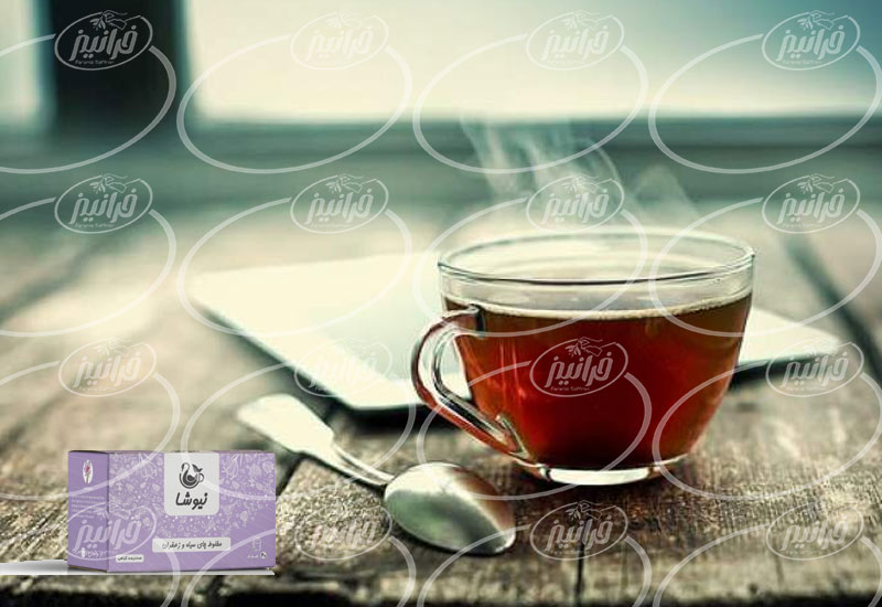 خریداری مستقیم چای زعفران نیوشا