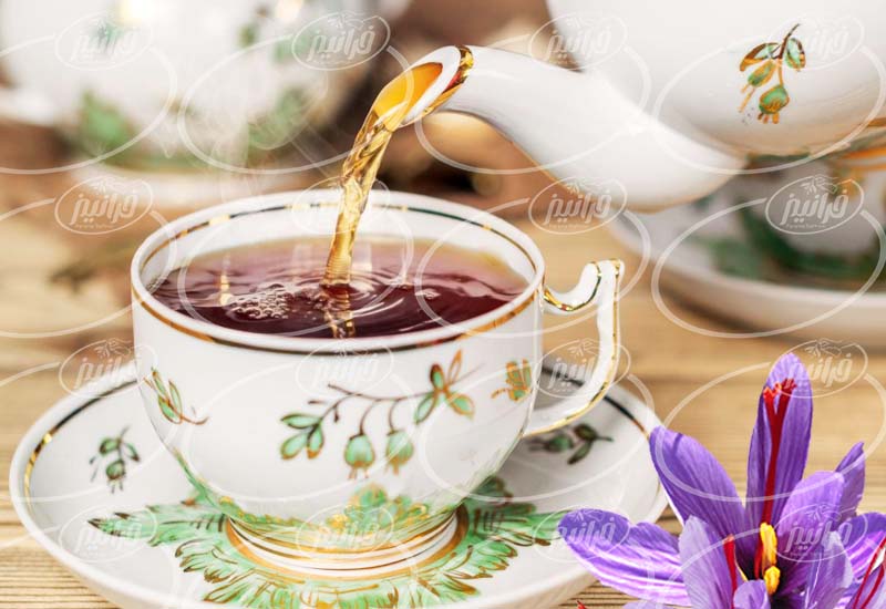 قیمت اصلی فروش چای زعفران اعلا 